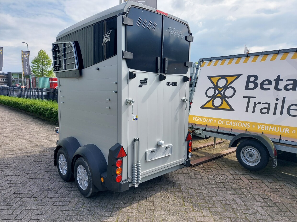 Ifor Williams HBX 403 Zilver - Voorlader LET OP! GEHEEL COMPLEET VOLGENS OMSCHRIJVING.