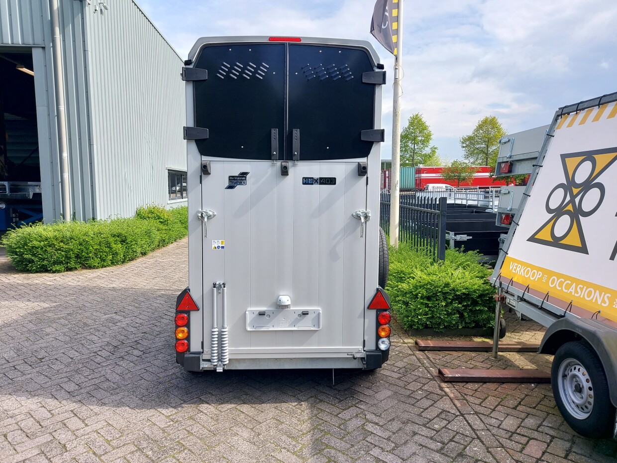 Ifor Williams HBX 403 Zilver - Voorlader LET OP! GEHEEL COMPLEET VOLGENS OMSCHRIJVING.