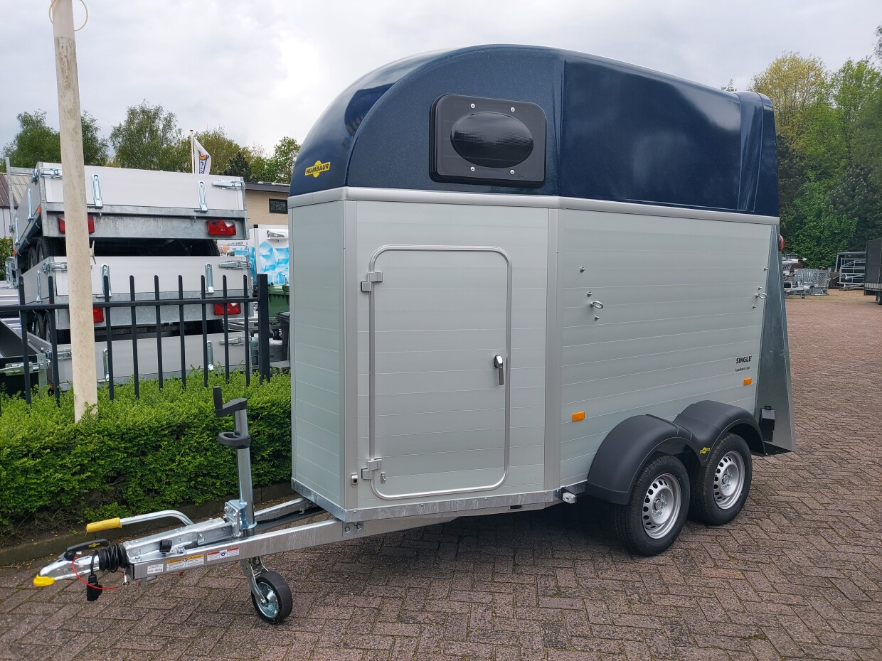 HUMBAUR Single Alu 1600 Blauw Metalic - Zadelkamer