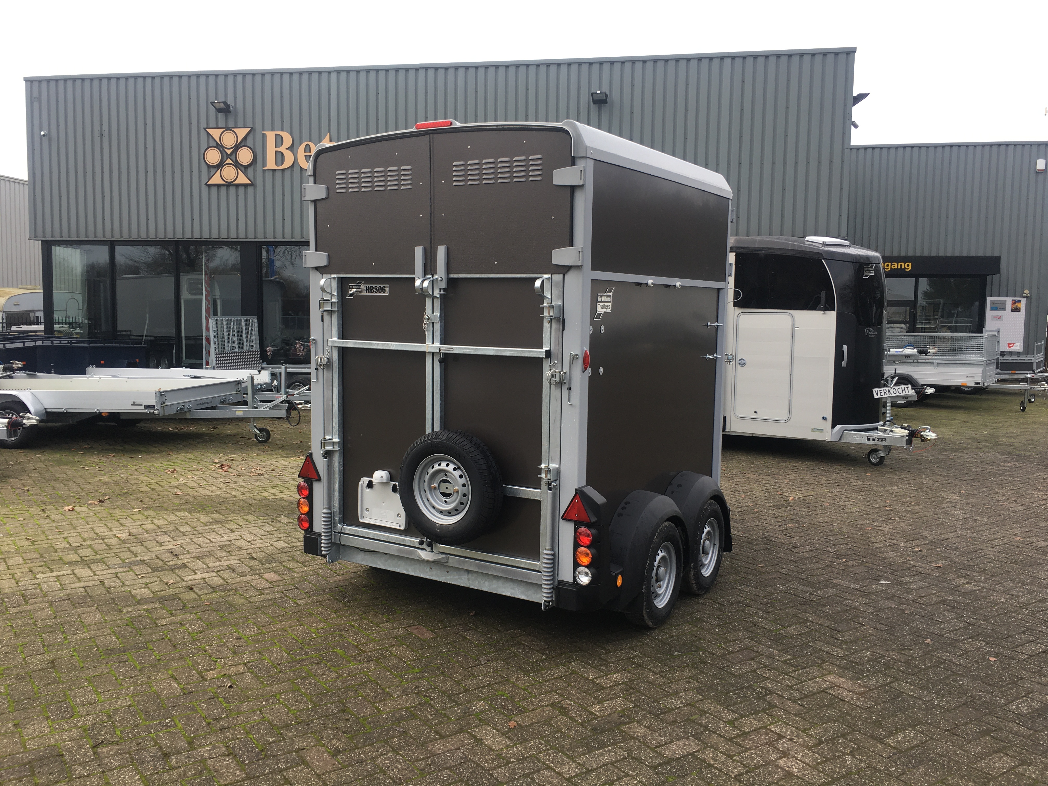 Ifor Williams HB 506 Graphite Grey - Voorlader LET OP! GEHEEL COMPLEET VOLGENS OMSCHRIJVING.