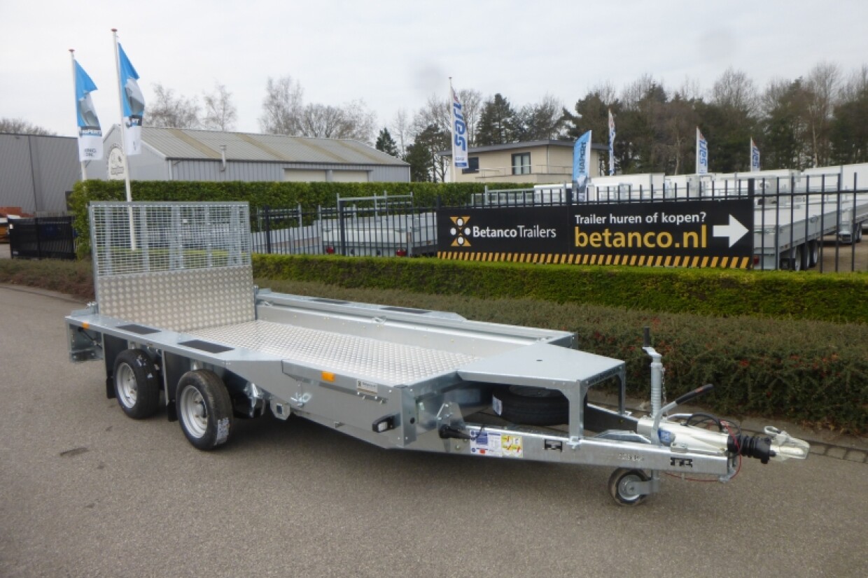 Ifor Williams GX 125 HD met aluminium tranenplaat vloer