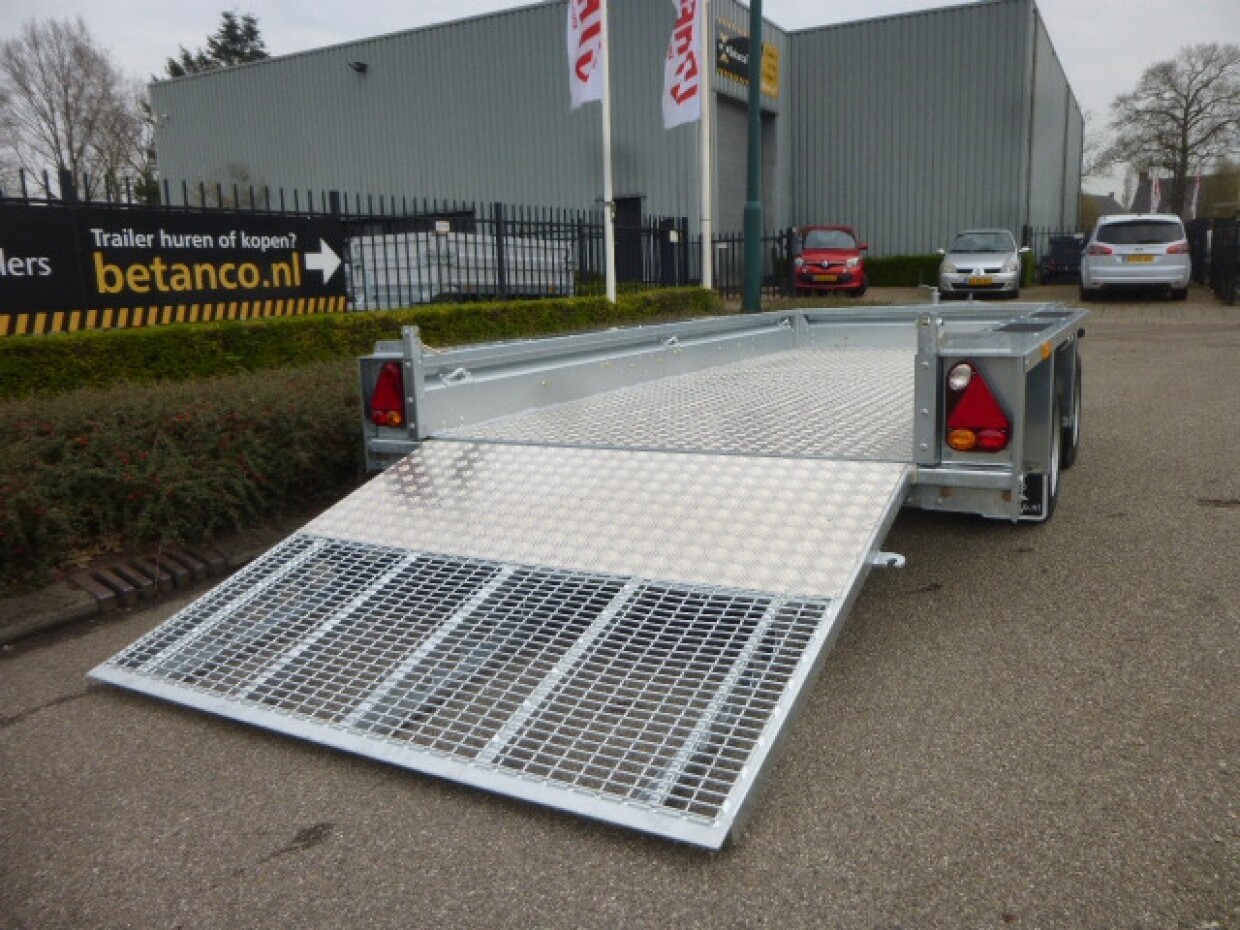 Ifor Williams GX 125 HD met aluminium tranenplaat vloer