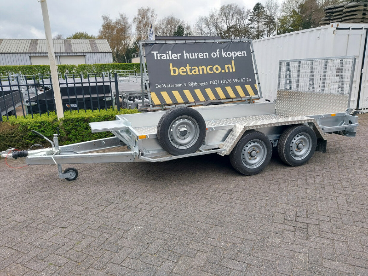 Ifor Williams GP 126G met aluminium tranenplaat