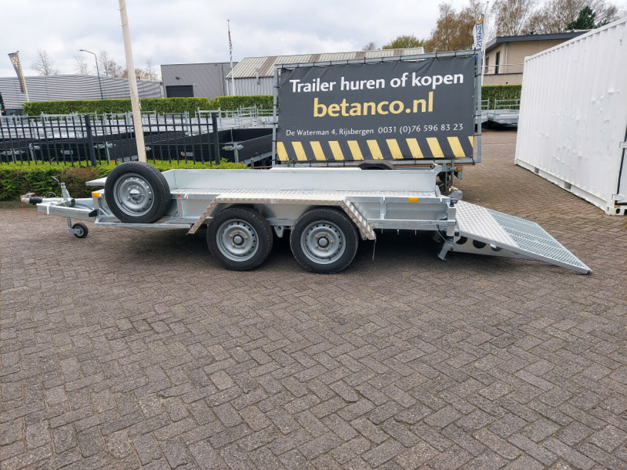 Ifor Williams GP 126G met aluminium tranenplaat