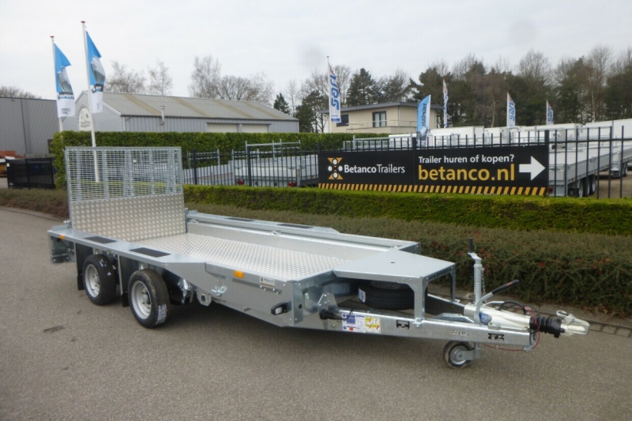 Ifor Williams GX 105 HD met aluminium tranenplaat vloer